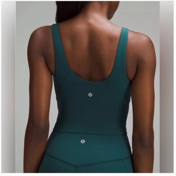 Lululemon Align™ Tank Top *Light Support, C/D Cup - Storm Teal - Sz 10 - Picture 2 of 5
